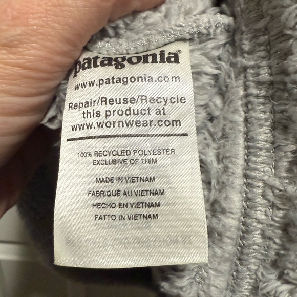 Patagonia Salt Grey Los Gatos 1/4-Zip Fleece - Picture 14 of 14
